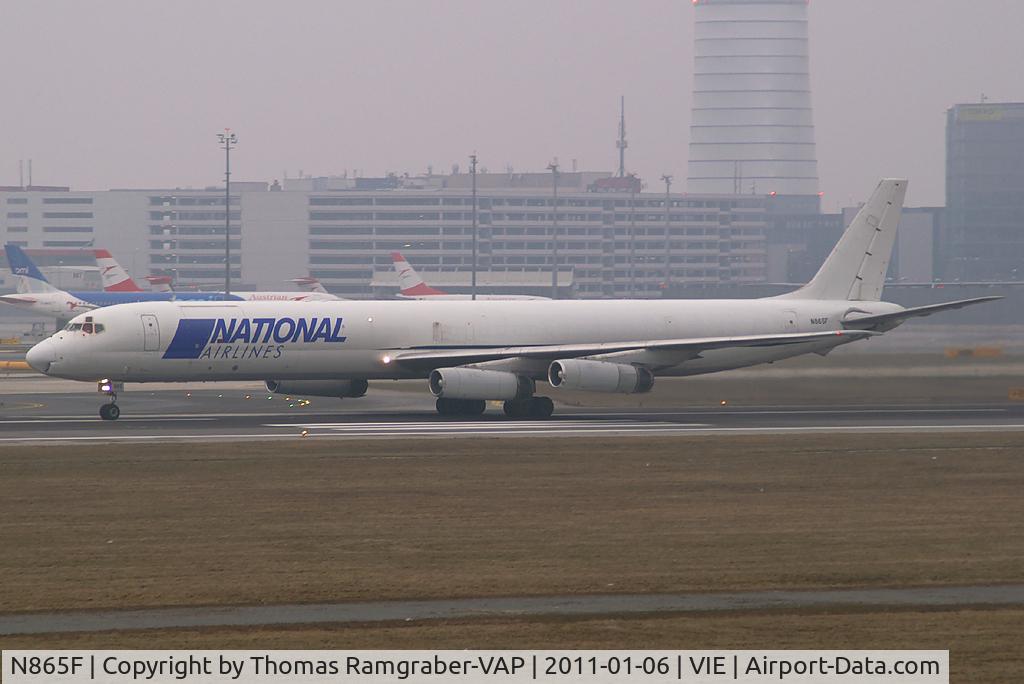N865F, 1969 Douglas DC-8-63F C/N 46088, National Air Cargo Group Douglas DC8-60