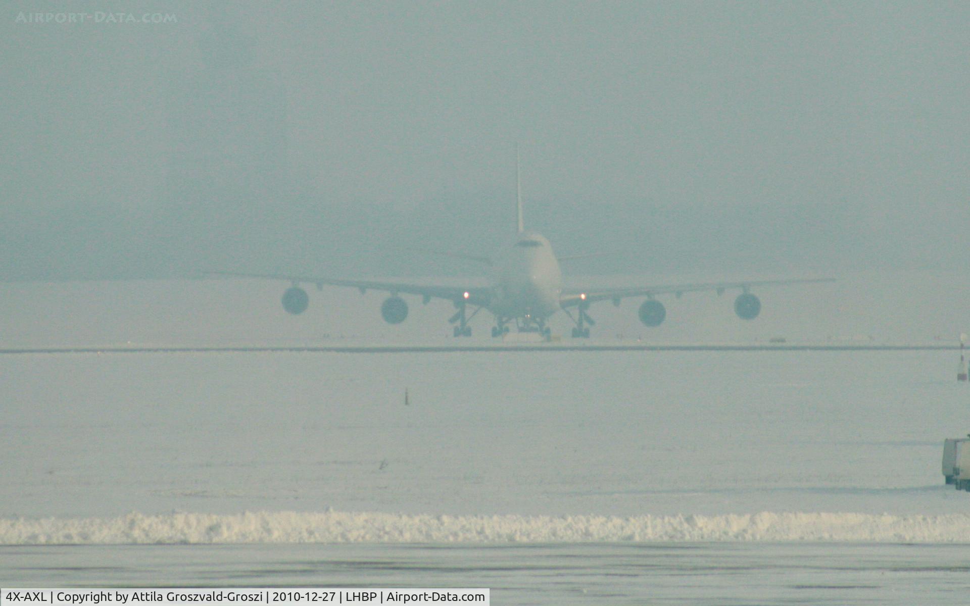 4X-AXL, Boeing 747-245F C/N 22150, ELAL Cargo Boeing 747-245F his arrival.