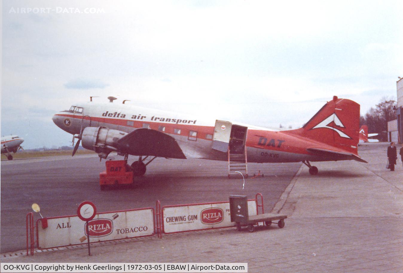 OO-KVG, 1942 Douglas C-47-DL C/N 4346, Delta Air Transport - DAT