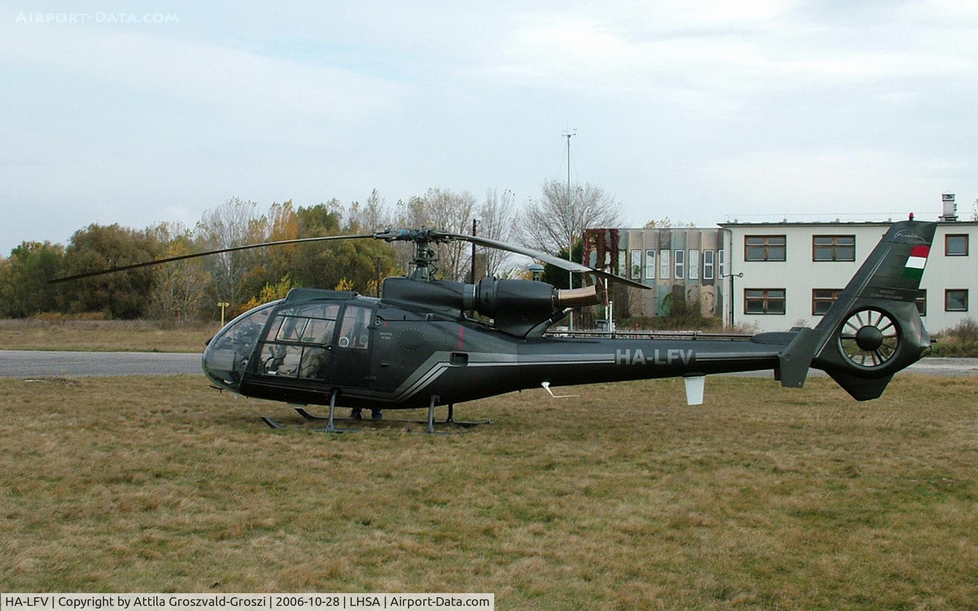HA-LFV, 1984 Soko SA-341H Partizan C/N 084, Szentkirályszabadja Airport - Hungary
