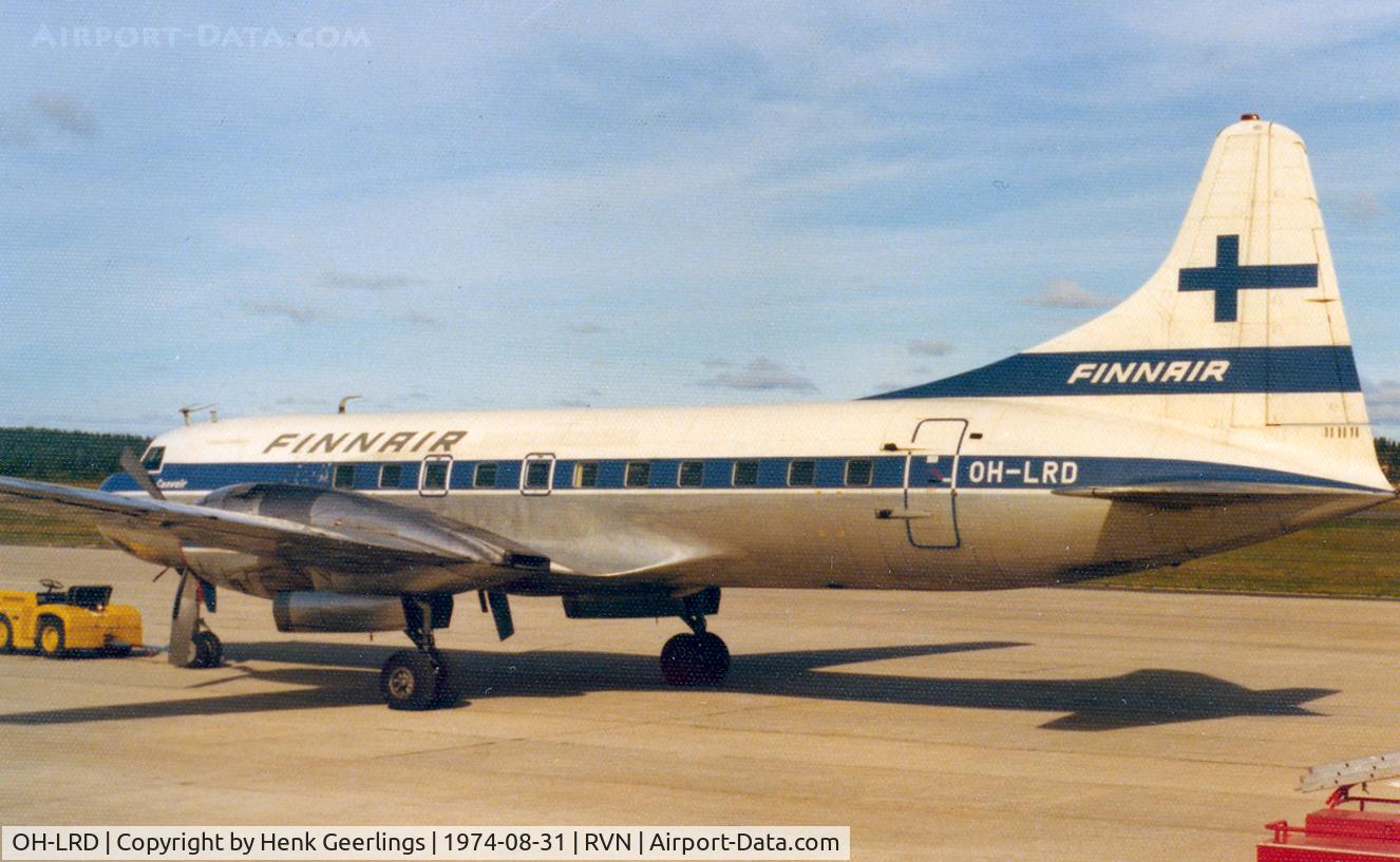 OH-LRD, 1956 Convair 440-40 Metropolitan C/N 317, Finnair Convair ar Rovaniemi , AUG '74
