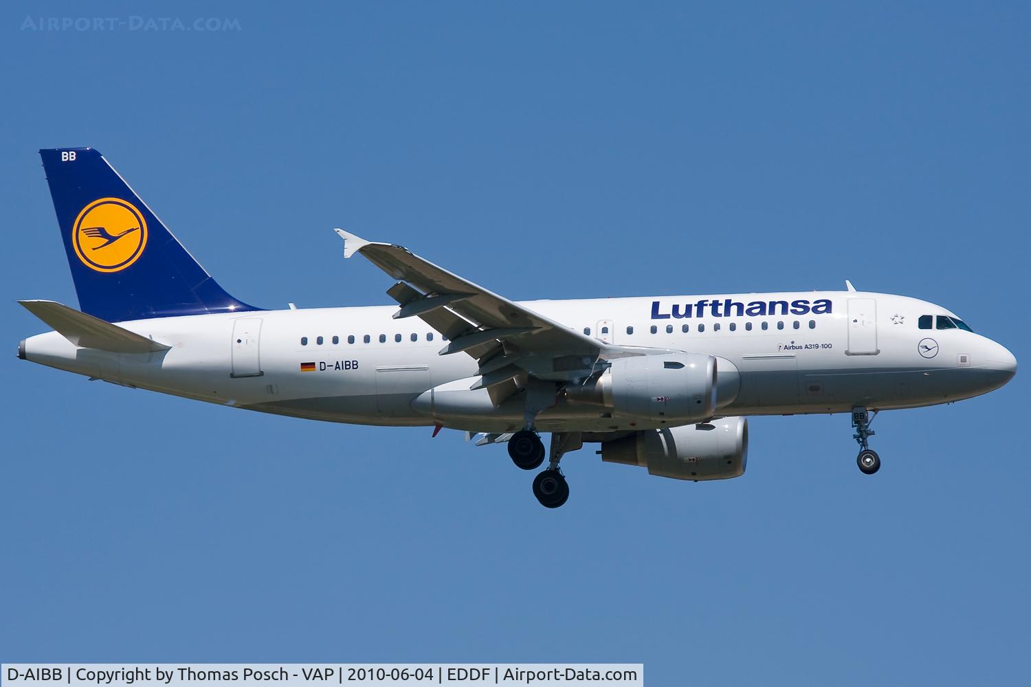 D-AIBB, 2010 Airbus A319-112 C/N 4182, Lufthansa