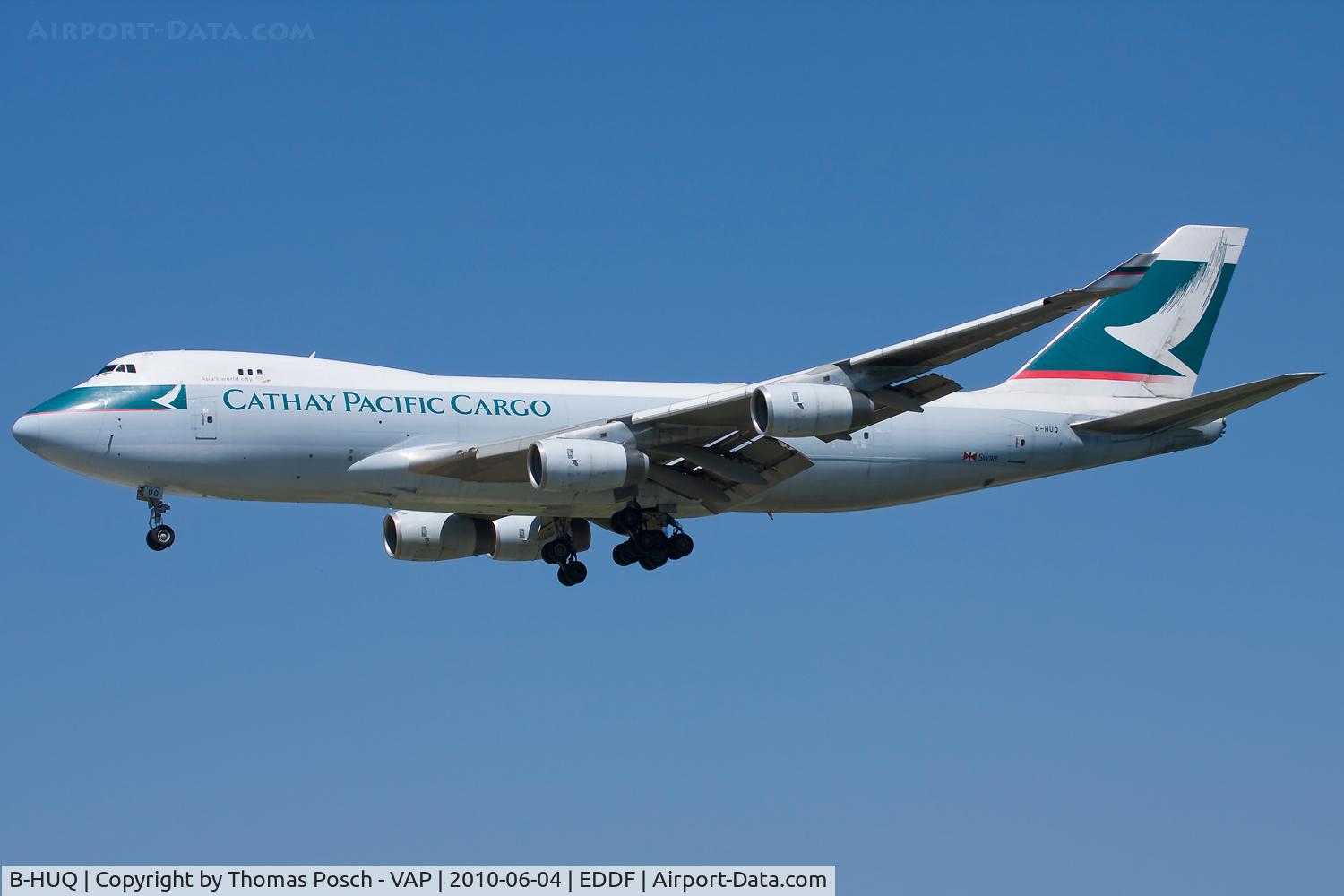 B-HUQ, 2005 Boeing 747-467F/SCD C/N 34150, Cathay Pacific Airways