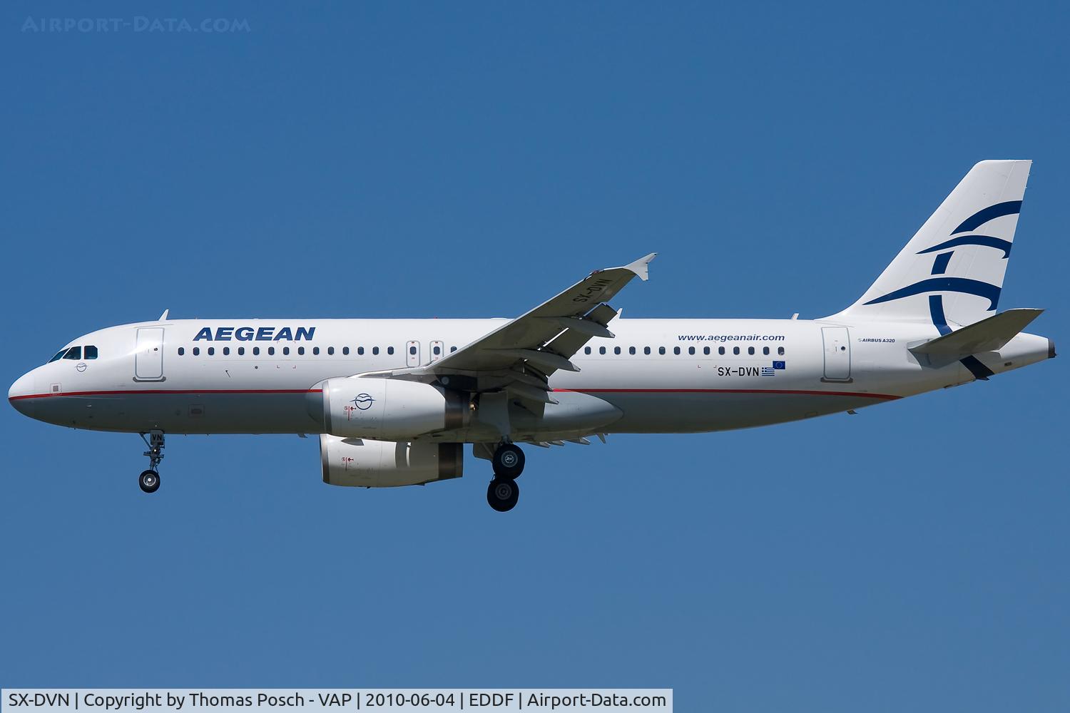 SX-DVN, 2008 Airbus A320-232 C/N 3478, Aegean Airlines