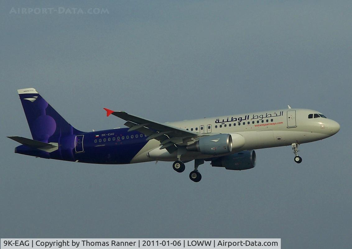 9K-EAG, 2010 Airbus A320-214 C/N 4411, Wataniya Airways Airbus A320