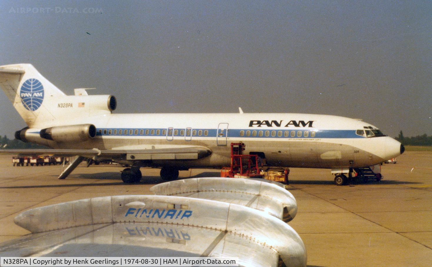 N328PA, 1966 Boeing 727-21 C/N 19037, Pan Am B727