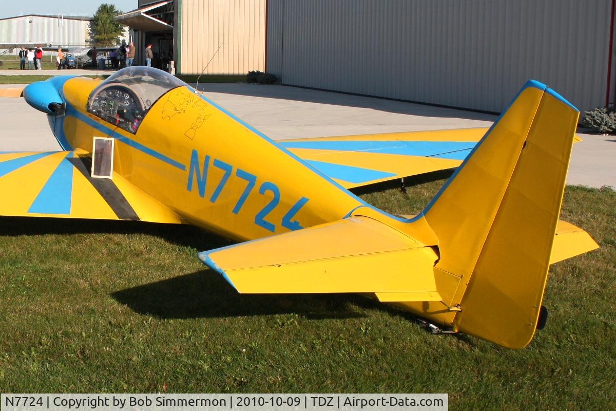 N7724, 1968 Sportavia-Putzer Fournier RF-4D C/N 4114, EAA breakfast fly-in at Toledo, Ohio