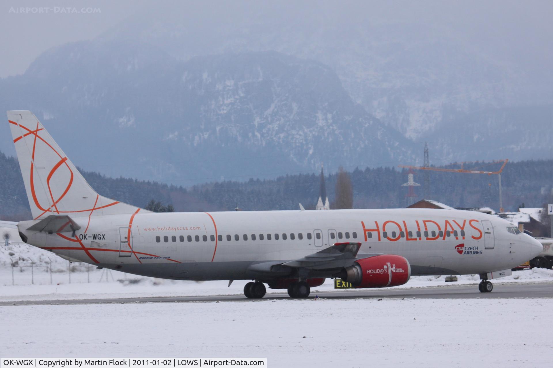 OK-WGX, 1991 Boeing 737-436 C/N 25349, .