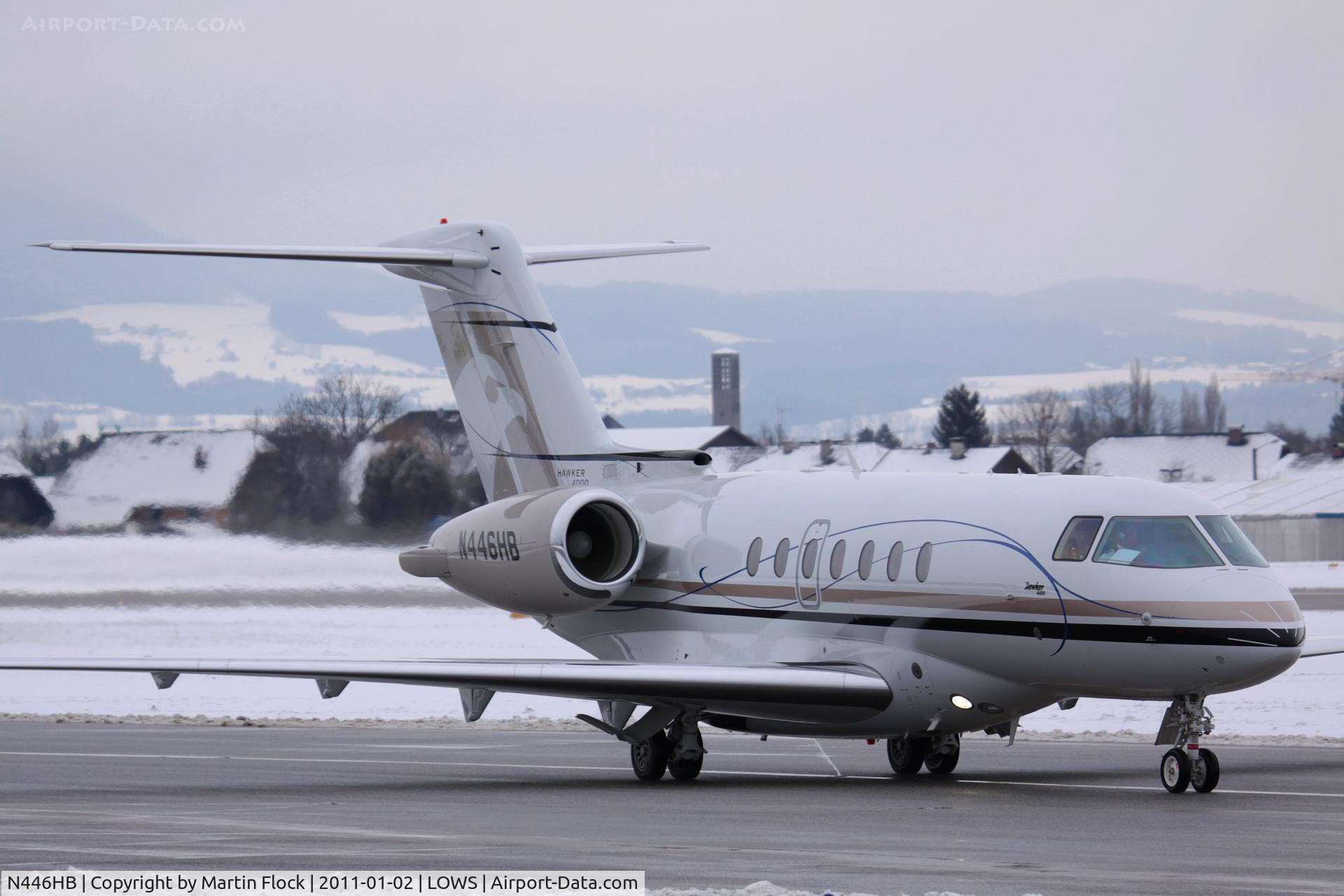 N446HB, 2010 Hawker Beechcraft 4000 C/N RC-46, .