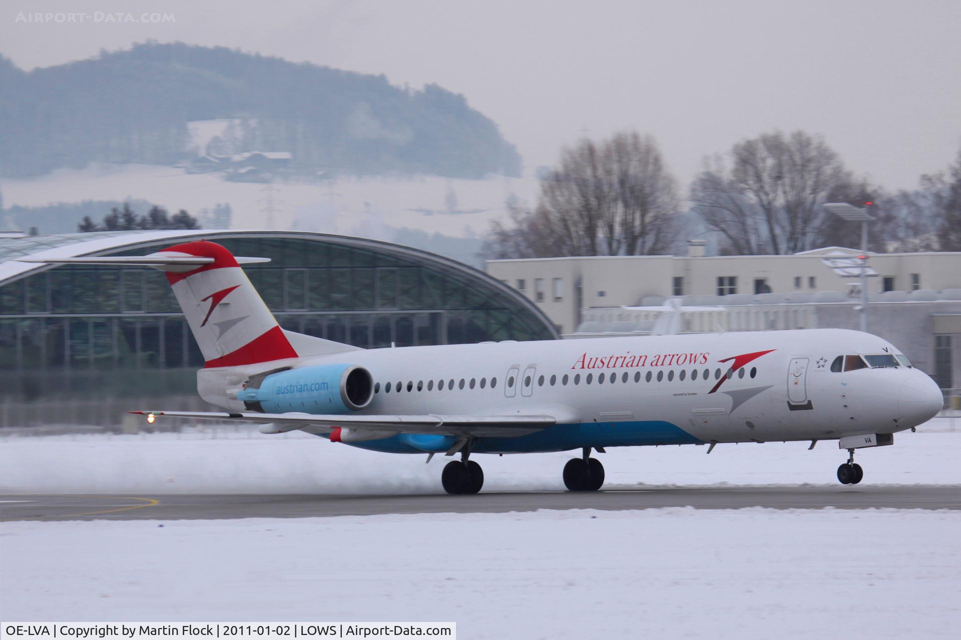 OE-LVA, 1994 Fokker 100 (F-28-0100) C/N 11490, .
