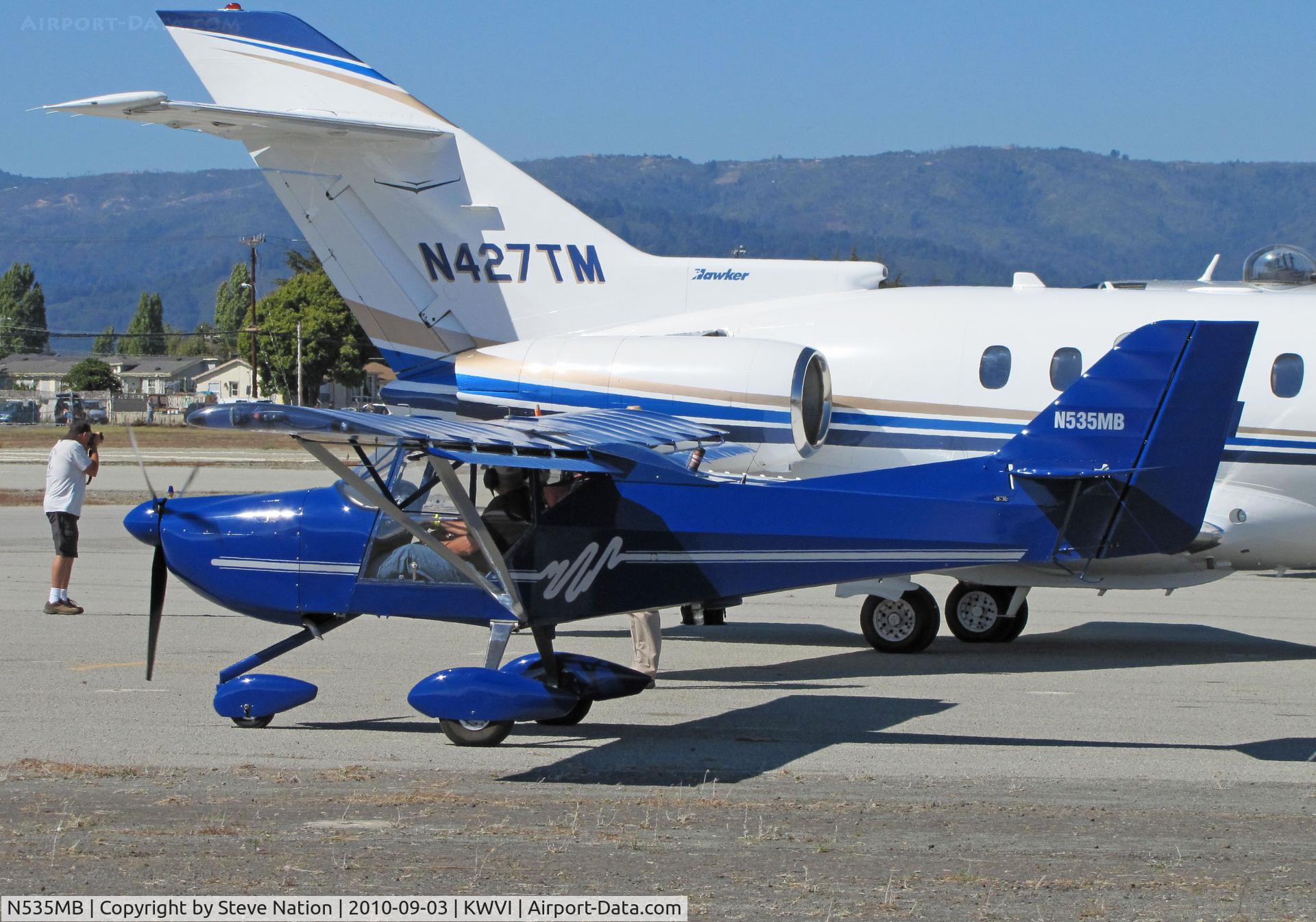 N535MB, Skystar Kitfox Series 5 Vixen C/N 9406-0011, 2005 Berglund Skystar 5 VIXEN taxiing at 2010 Watsonville Fly-In