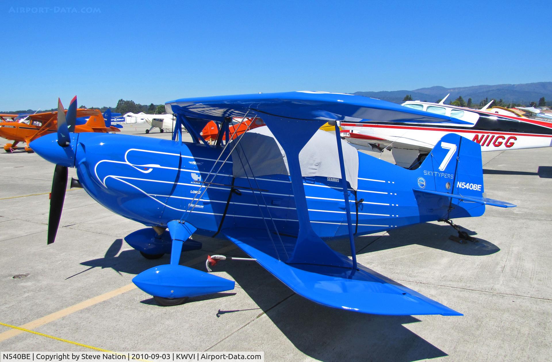 N540BE, Christen Eagle II C/N 0001 (N10AL), KSMO-based 1980 McCommon Christen Eagle II 