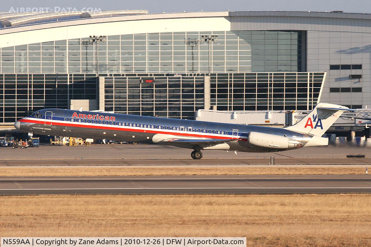 N559AA, 1991 McDonnell Douglas MD-82 (DC-9-82) C/N 53089, American Airlines at DFW Airport