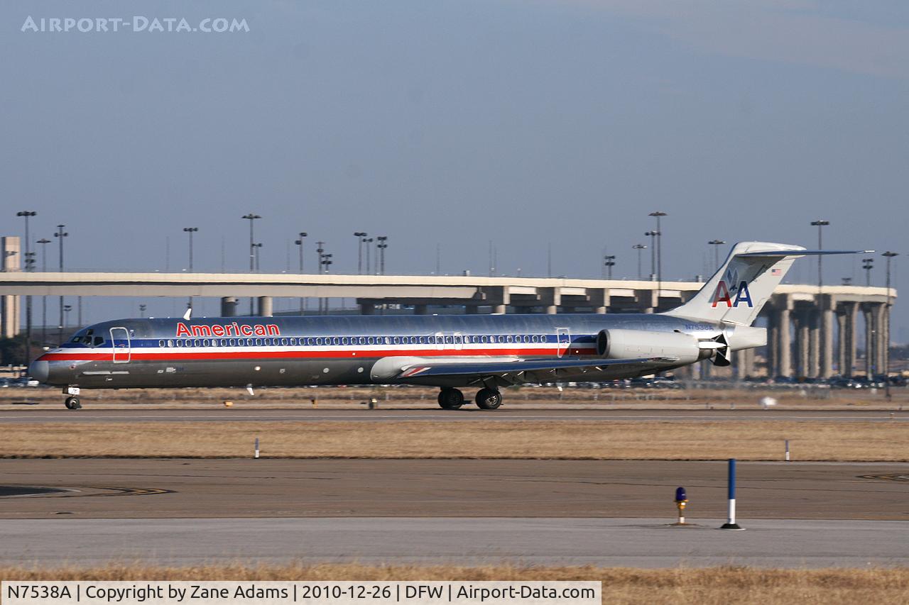 N7538A, 1990 McDonnell Douglas MD-82 (DC-9-82) C/N 49992, American Airlines at DFW Airport