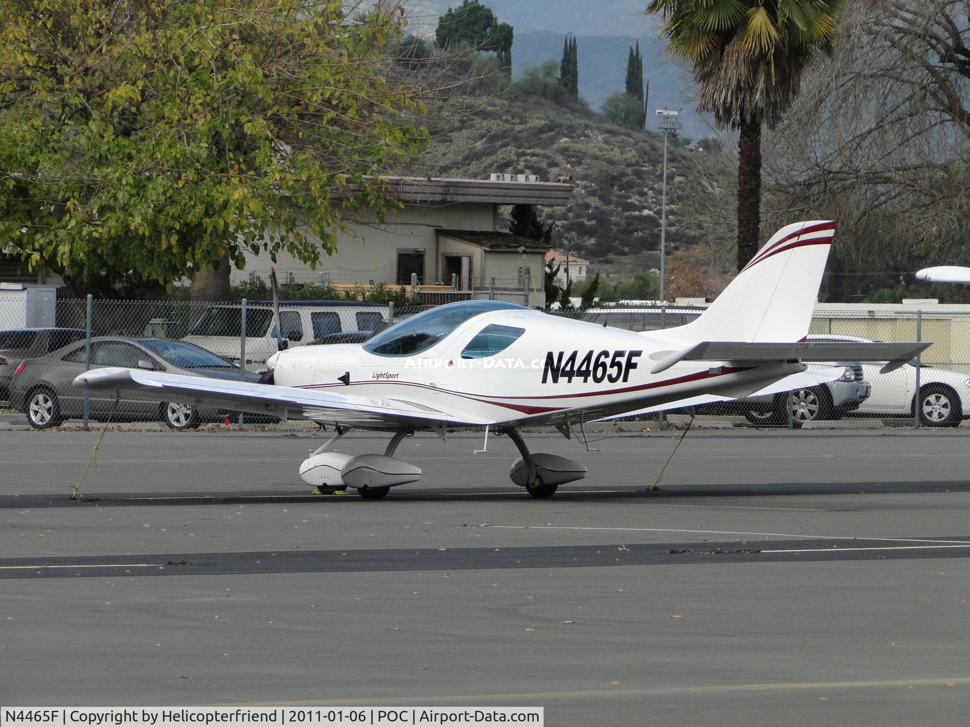 N4465F, 2008 CZAW SportCruiser C/N 08SC142, Parked in transient parking