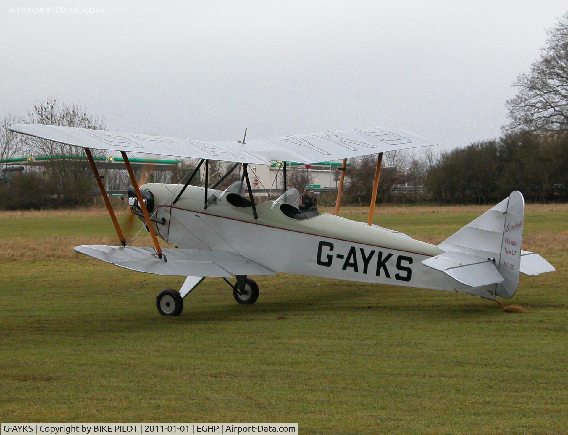 G-AYKS, 1938 Leopoldoff L-7 Colibri C/N 125, Neat little Colibri (Hummingbird)