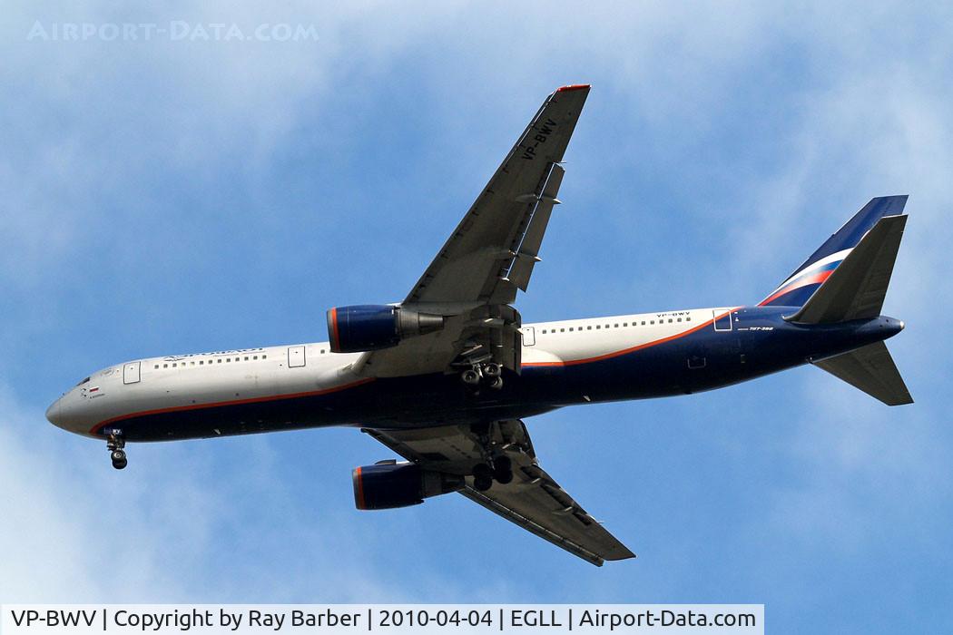 VP-BWV, 1991 Boeing 767-3T7/ER C/N 25117, Boeing 767-3T7ER [25117] (Aeroflot Russian Airlines) Home~G 04/04/2010
