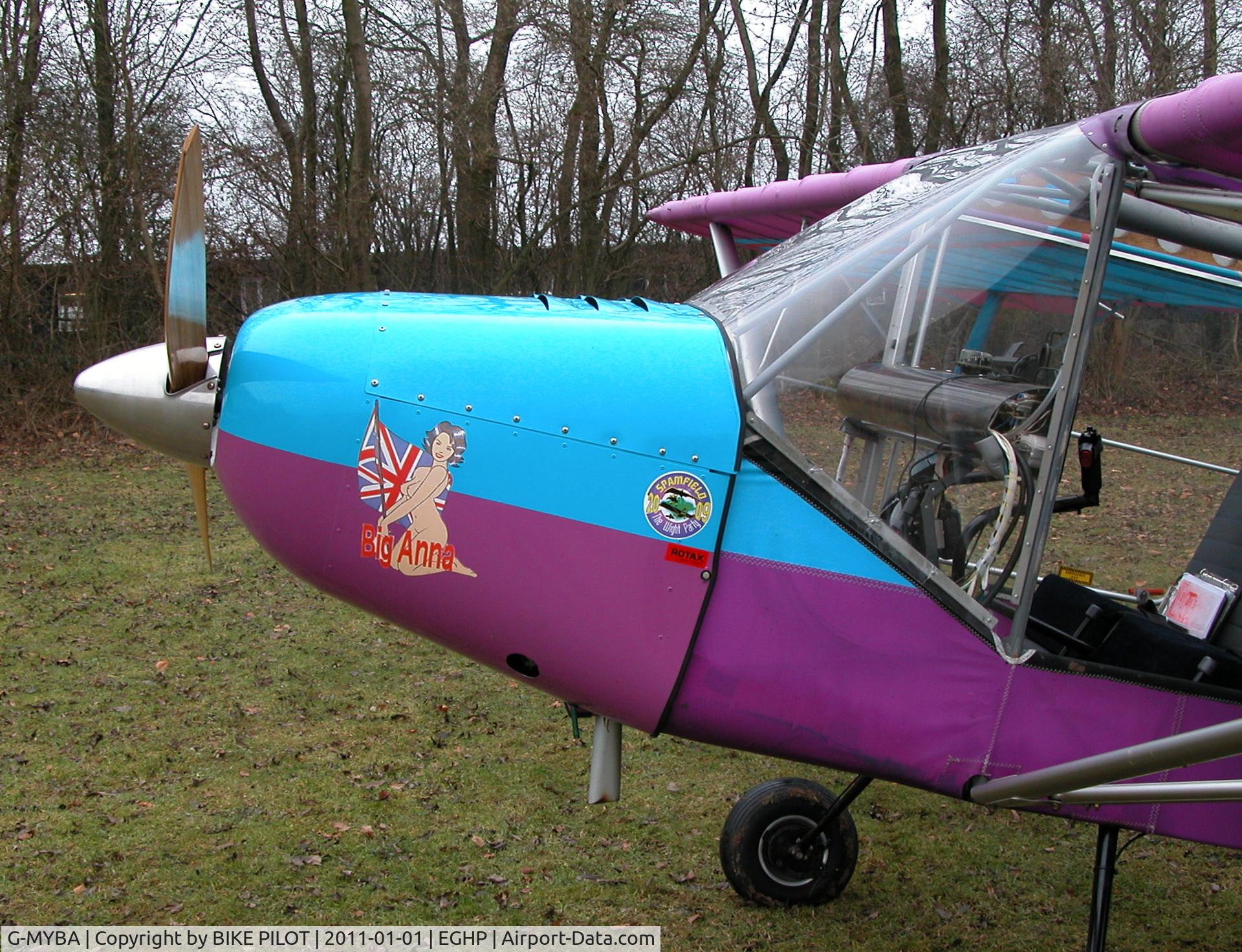 G-MYBA, 1992 Rans S-6ESD Coyote II C/N PFA 204-12210, Resident Rans 'Big Anna'. Rotax 503