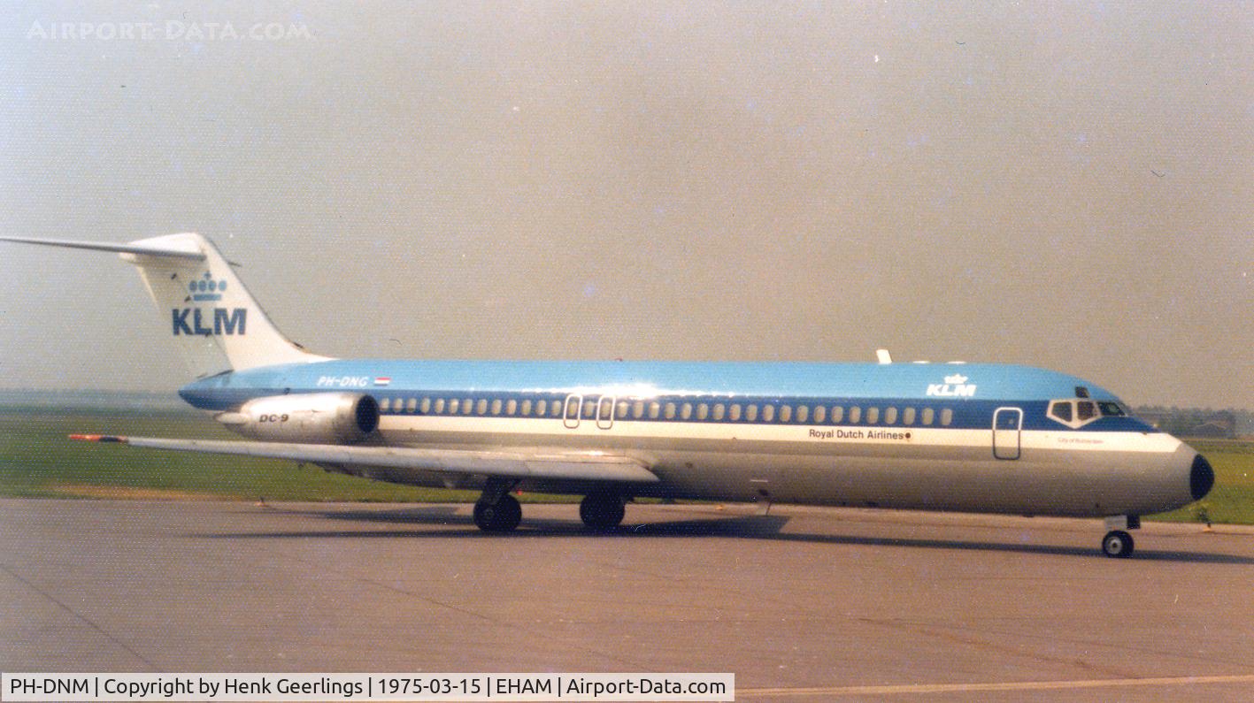 PH-DNM, 1968 Douglas DC-9-33 C/N 47191, Schiphol , March 1975