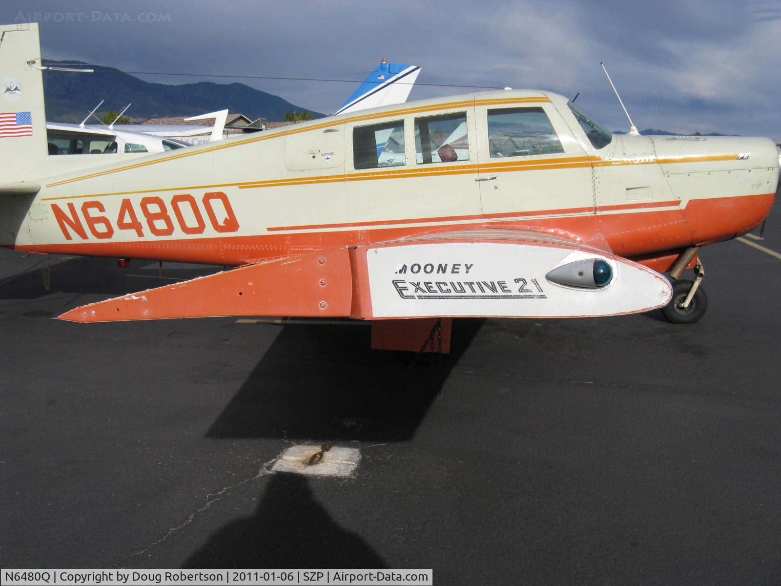 N6480Q, 1967 Mooney M20F Executive C/N 680022, 1967 Mooney M20F EXECUTIVE 21, Lycoming IO-360 200 Hp, logo