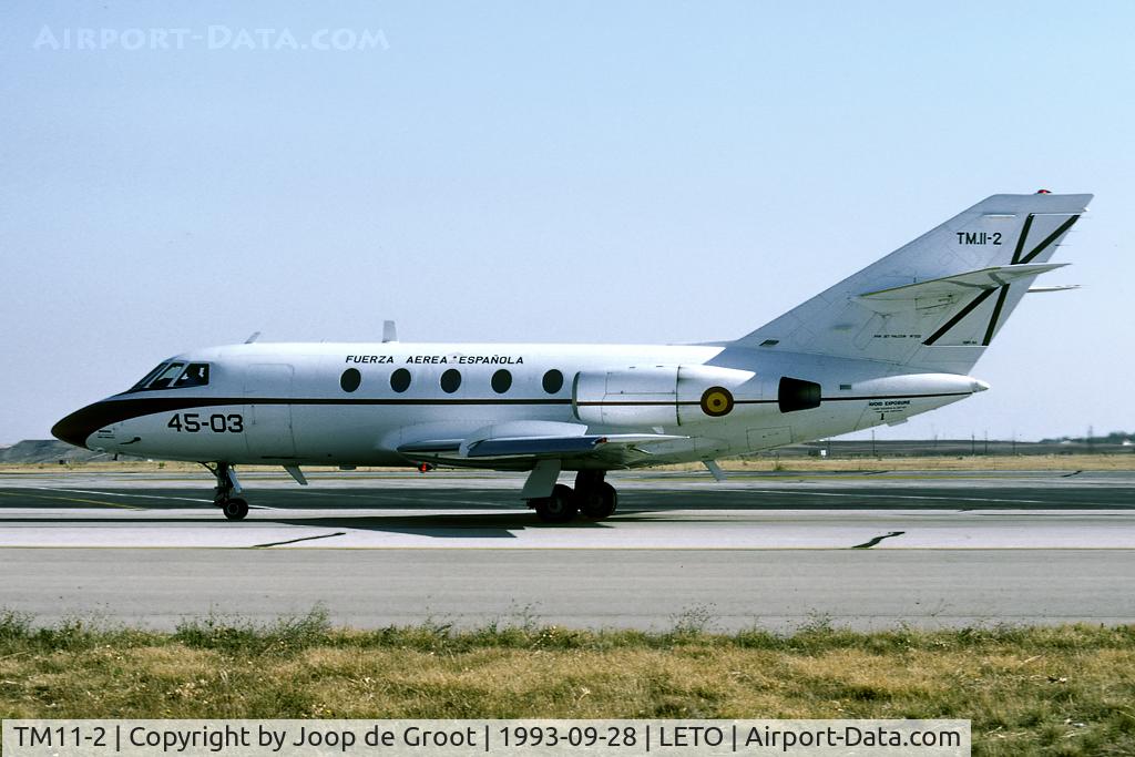 TM11-2, 1971 Dassault Falcon 20D C/N 222, VIP transport of Grupo 45