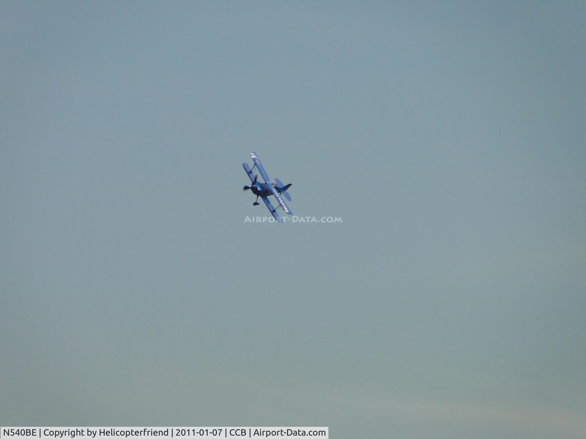 N540BE, Christen Eagle II C/N 0001 (N10AL), Turning tight final to runway 24