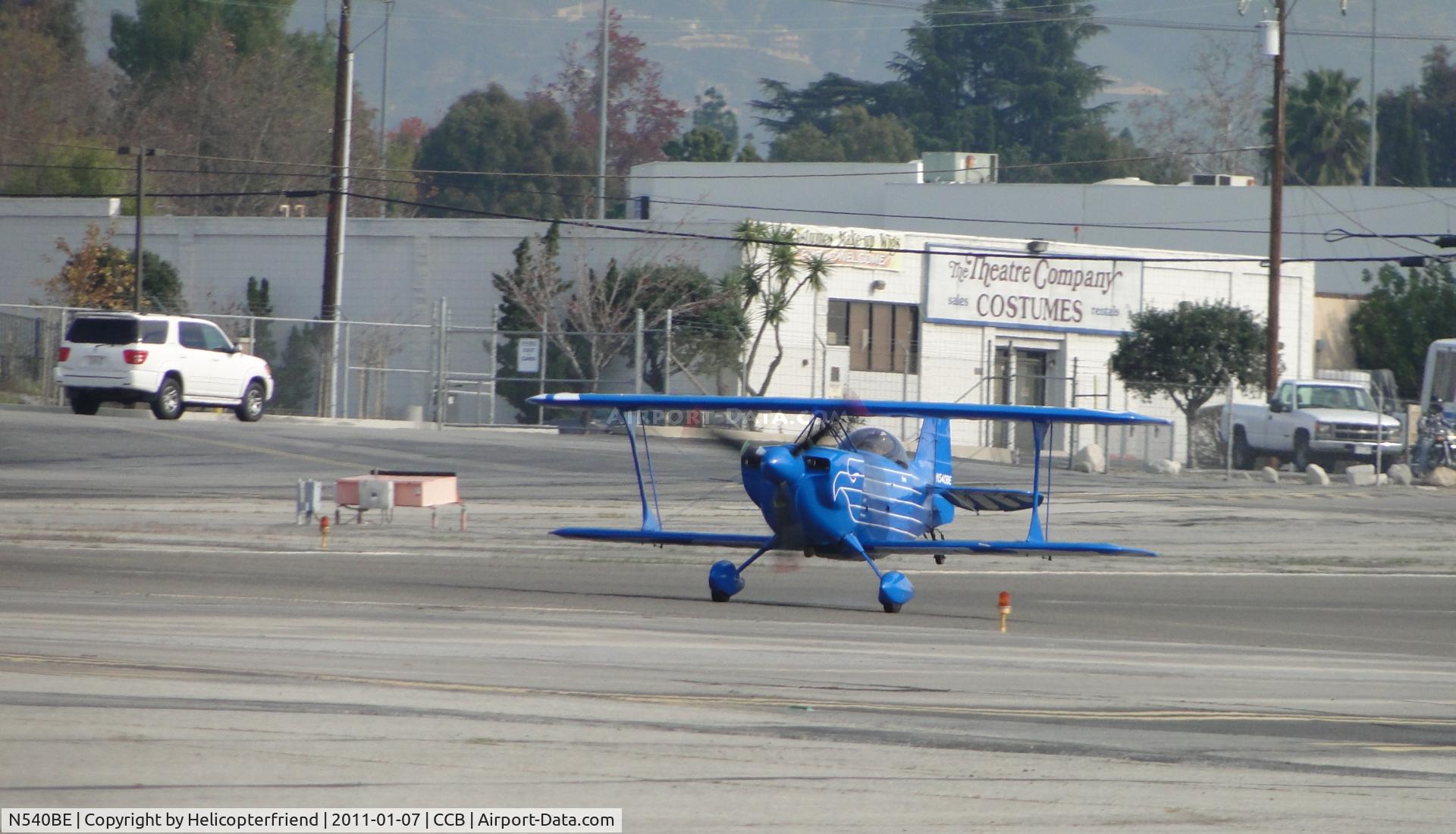 N540BE, Christen Eagle II C/N 0001 (N10AL), Touching down on runway 24