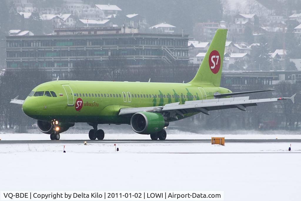 VQ-BDE, 2009 Airbus A320-214 C/N 3866, SBI [S7] S7 Airlines