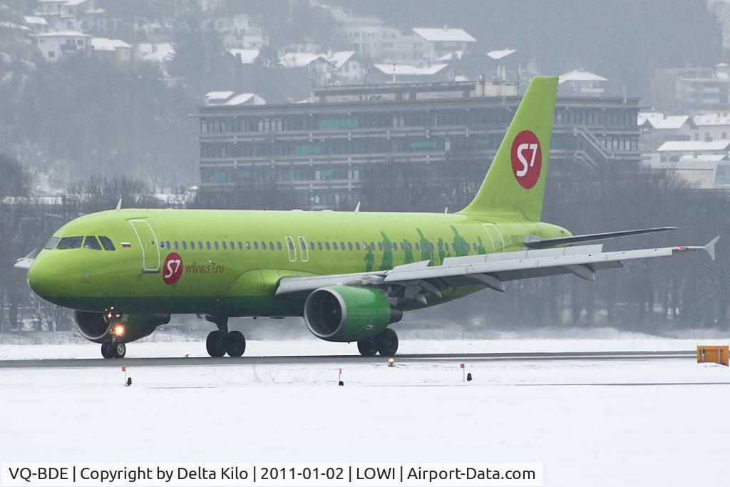 VQ-BDE, 2009 Airbus A320-214 C/N 3866, SBI [S7] S7 Airlines