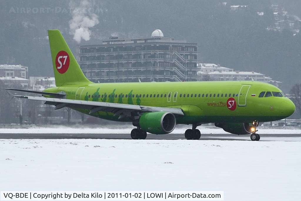 VQ-BDE, 2009 Airbus A320-214 C/N 3866, SBI [S7] S7 Airlines