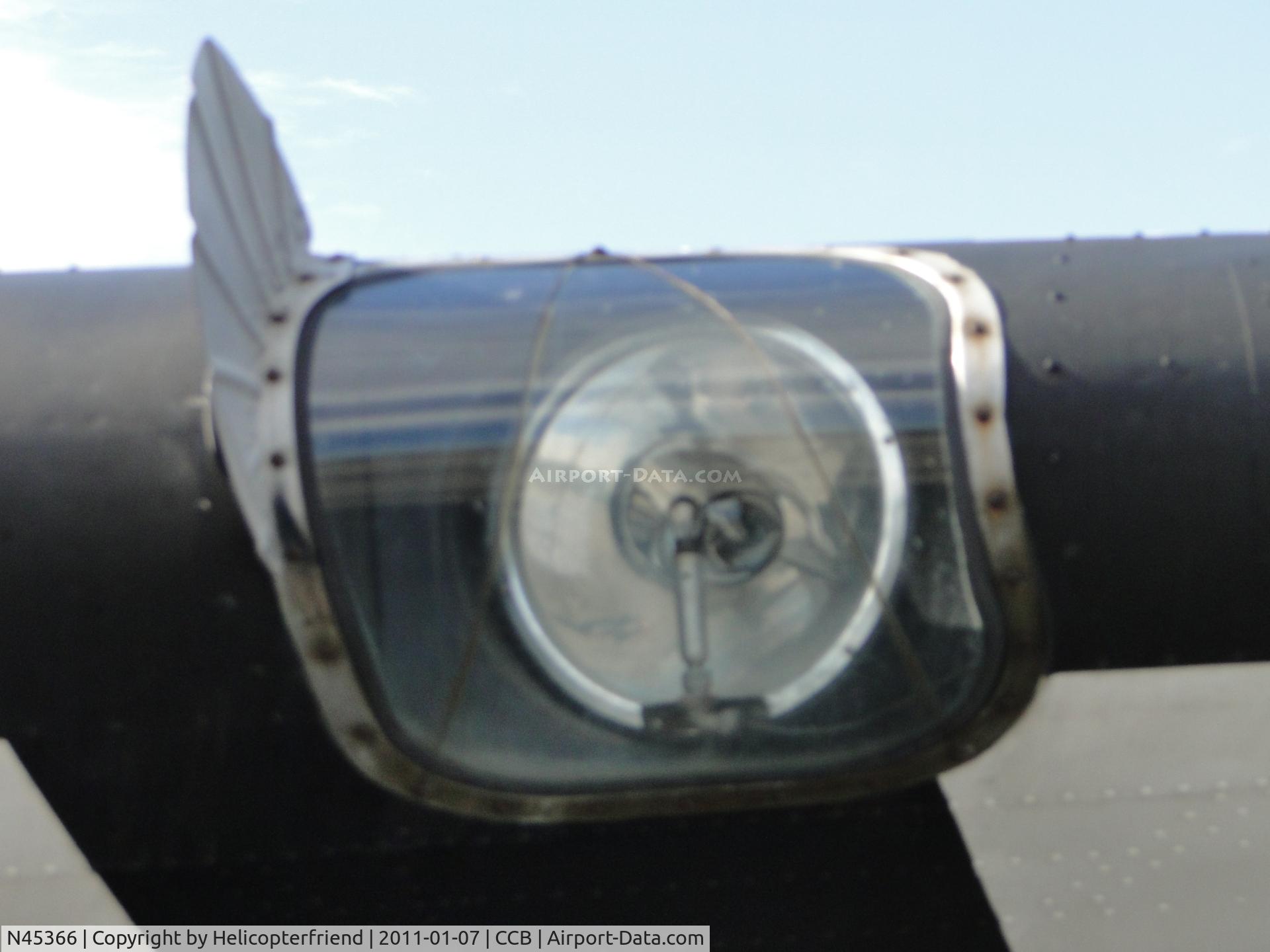 N45366, 1943 Douglas C-53D-DO Skytrooper (DC-3A) C/N 11757, One of the large landing lights in the wings