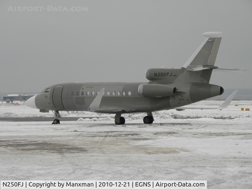 N250FJ, 2010 Dassault Falcon 900EX C/N 250, Interesting 'patchwork livery