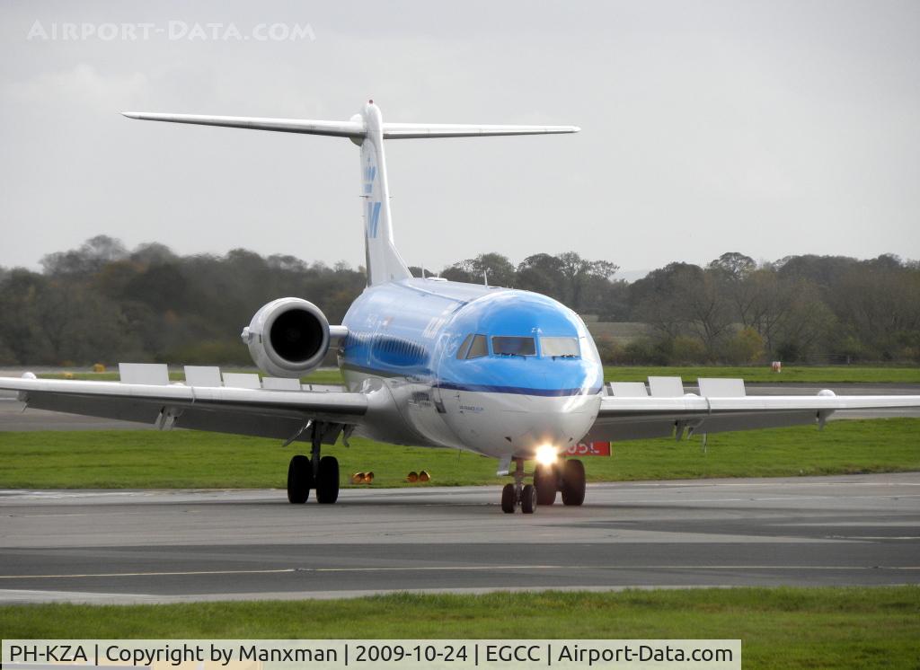 PH-KZA, 1996 Fokker 70 (F-28-070) C/N 11567, KLM Cityhopper F70 taxiing in