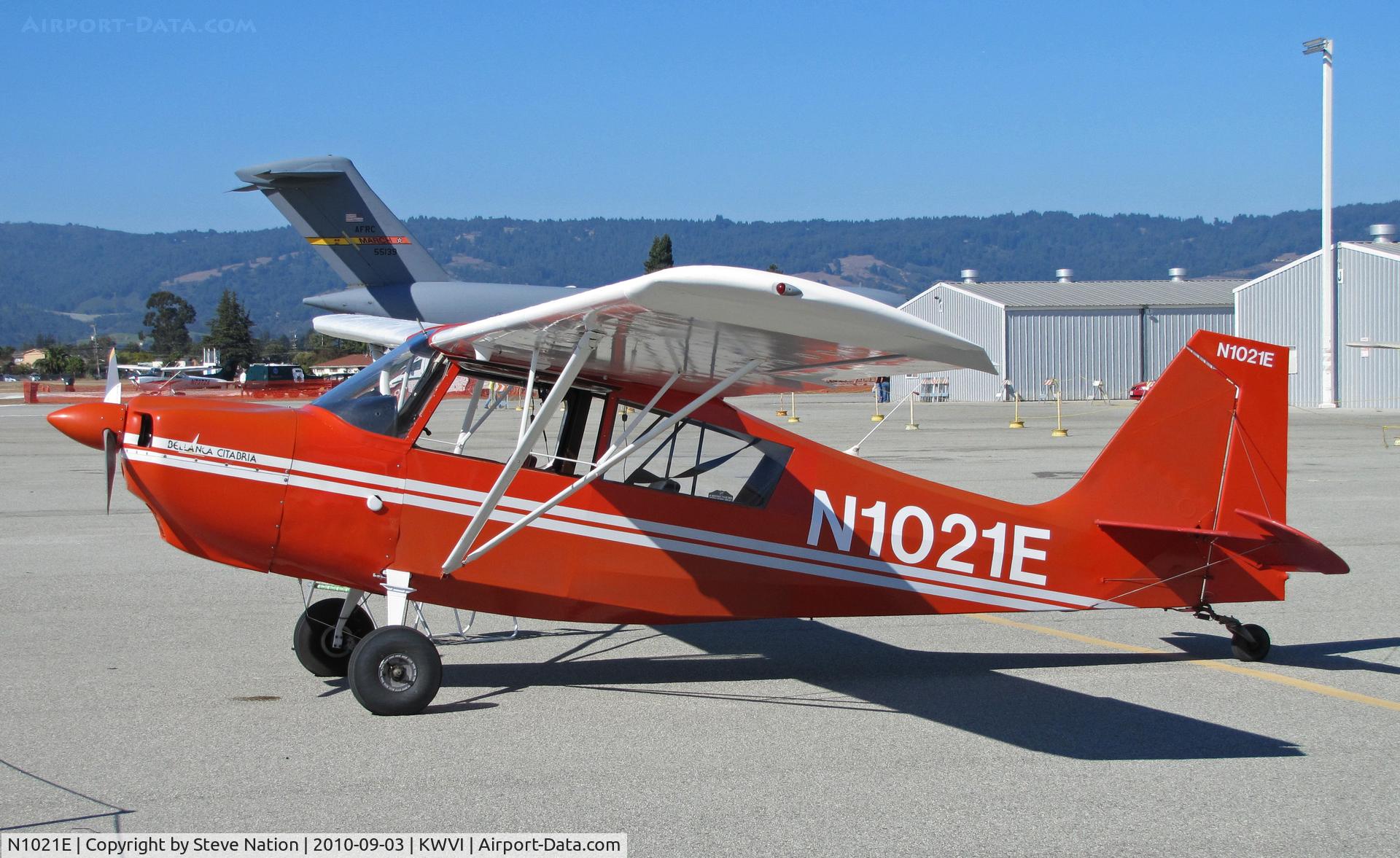 N1021E, 1977 Bellanca 7ECA Citabria C/N 1204-77, San Jose, CA-based 1977 Bellanca 7ECA at 2010 Watsonville Fly-In