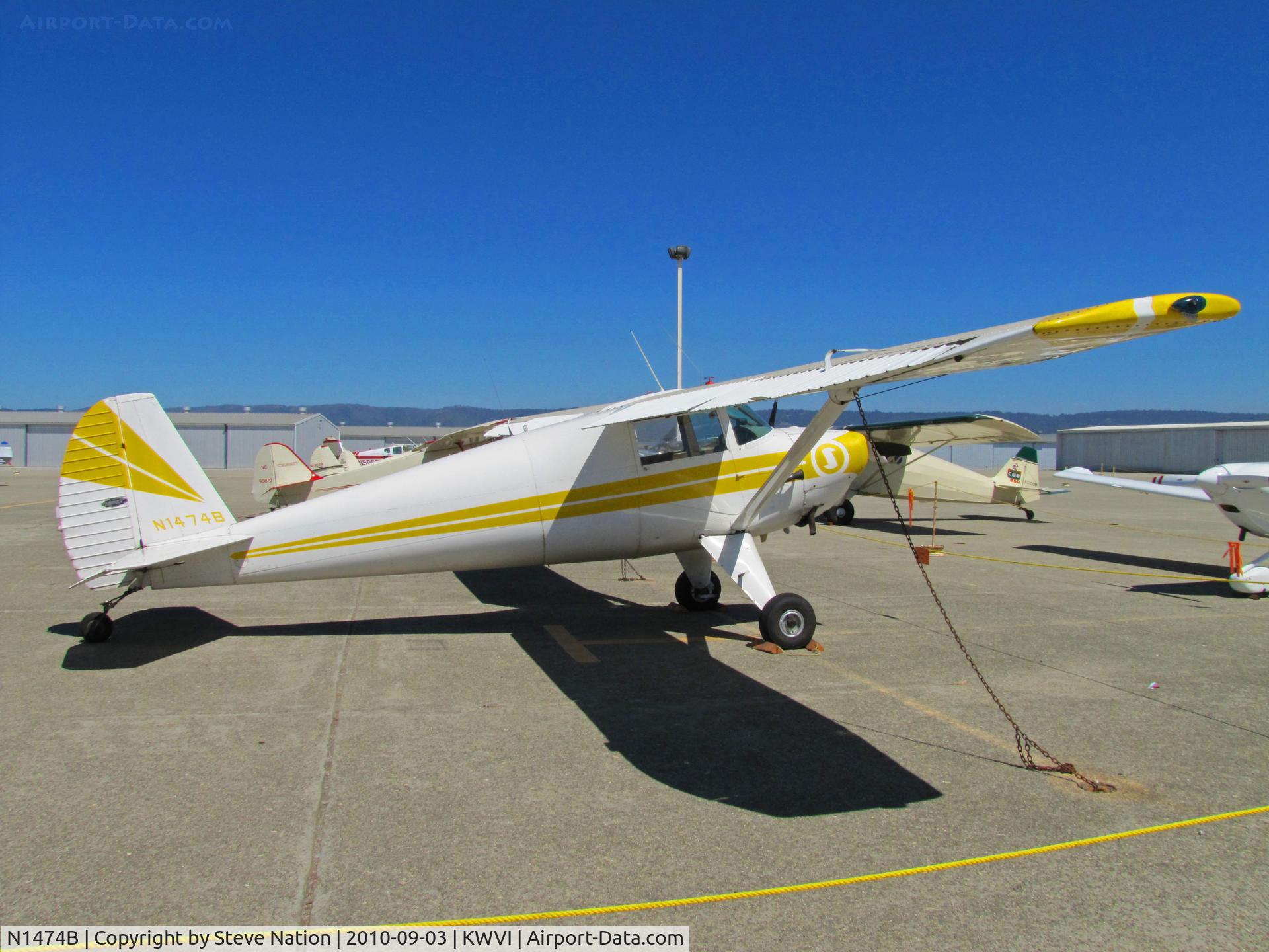 N1474B, 1948 Luscombe 8F Silvaire C/N 6101, Locally-based 1948 Luscombe 8E at 2010 Watsonville Fly-In