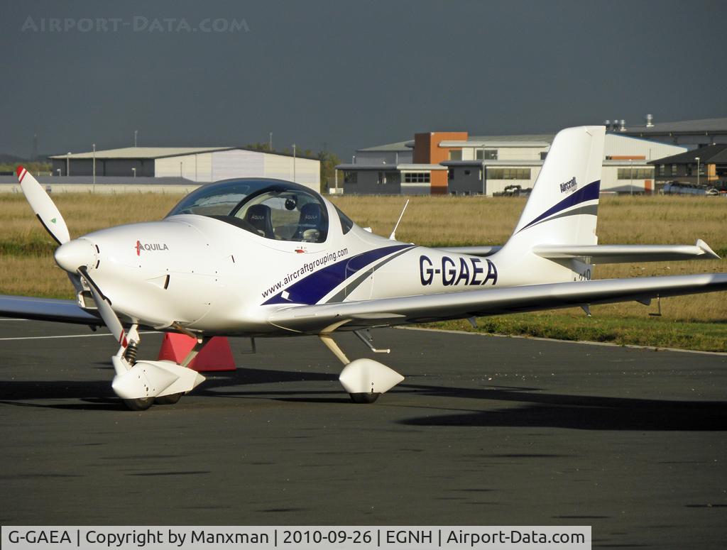 G-GAEA, 2010 Aquila A210 (AT01) C/N AT01-214, Aquila, first photo of this one