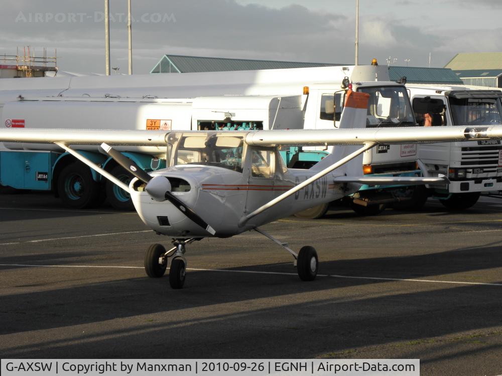 G-AXSW, 1969 Reims FA150K Aerobat C/N 0003, G-AXSW Cessna 150 at BLK