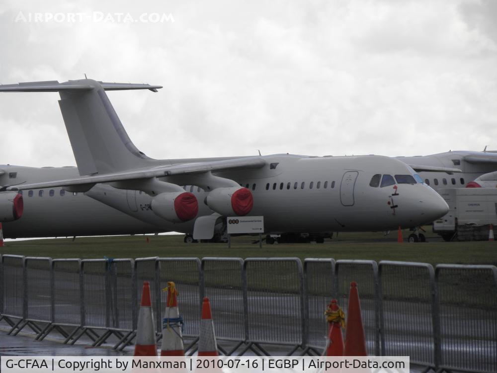 G-CFAA, 2000 British Aerospace Avro 146-RJ100 C/N E3373, Ex- BA Cityflyer, now stored