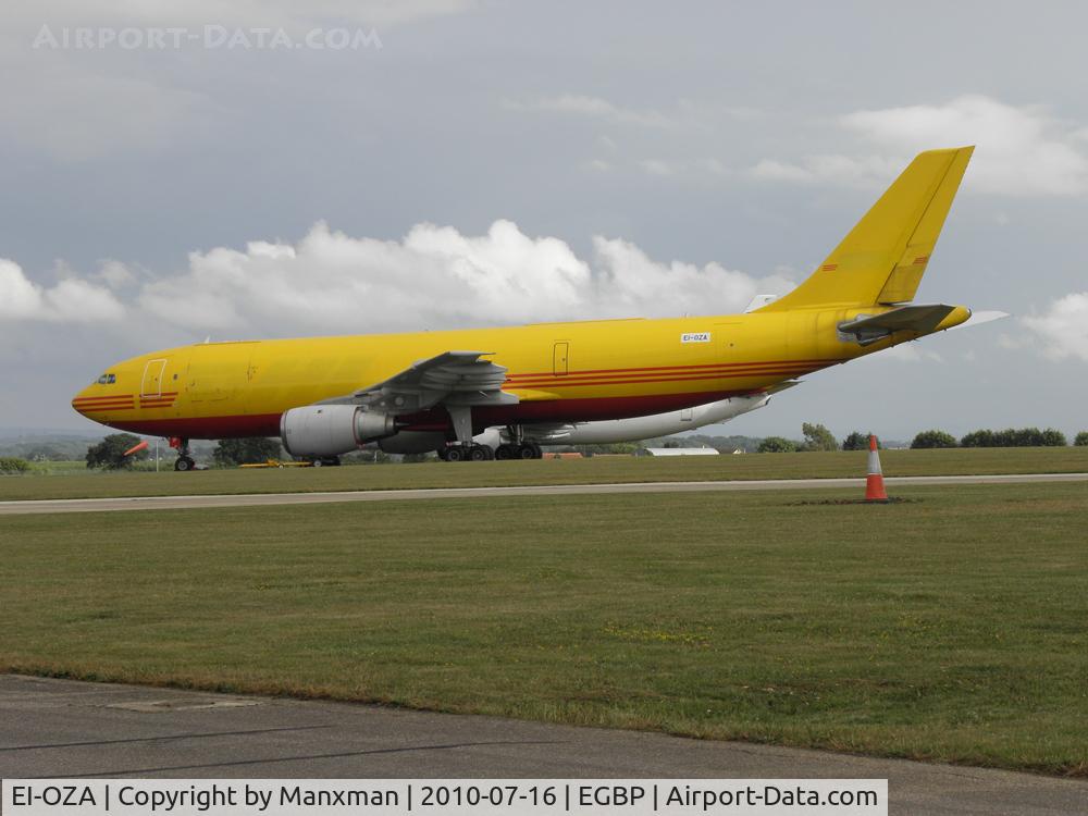 EI-OZA, 1981 Airbus A300B4-103(F) C/N 0148, Stored in DHL colours