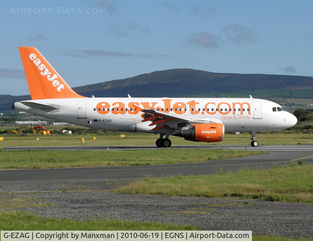 G-EZAG, 2006 Airbus A319-111 C/N 2727, Arriving on EZY635