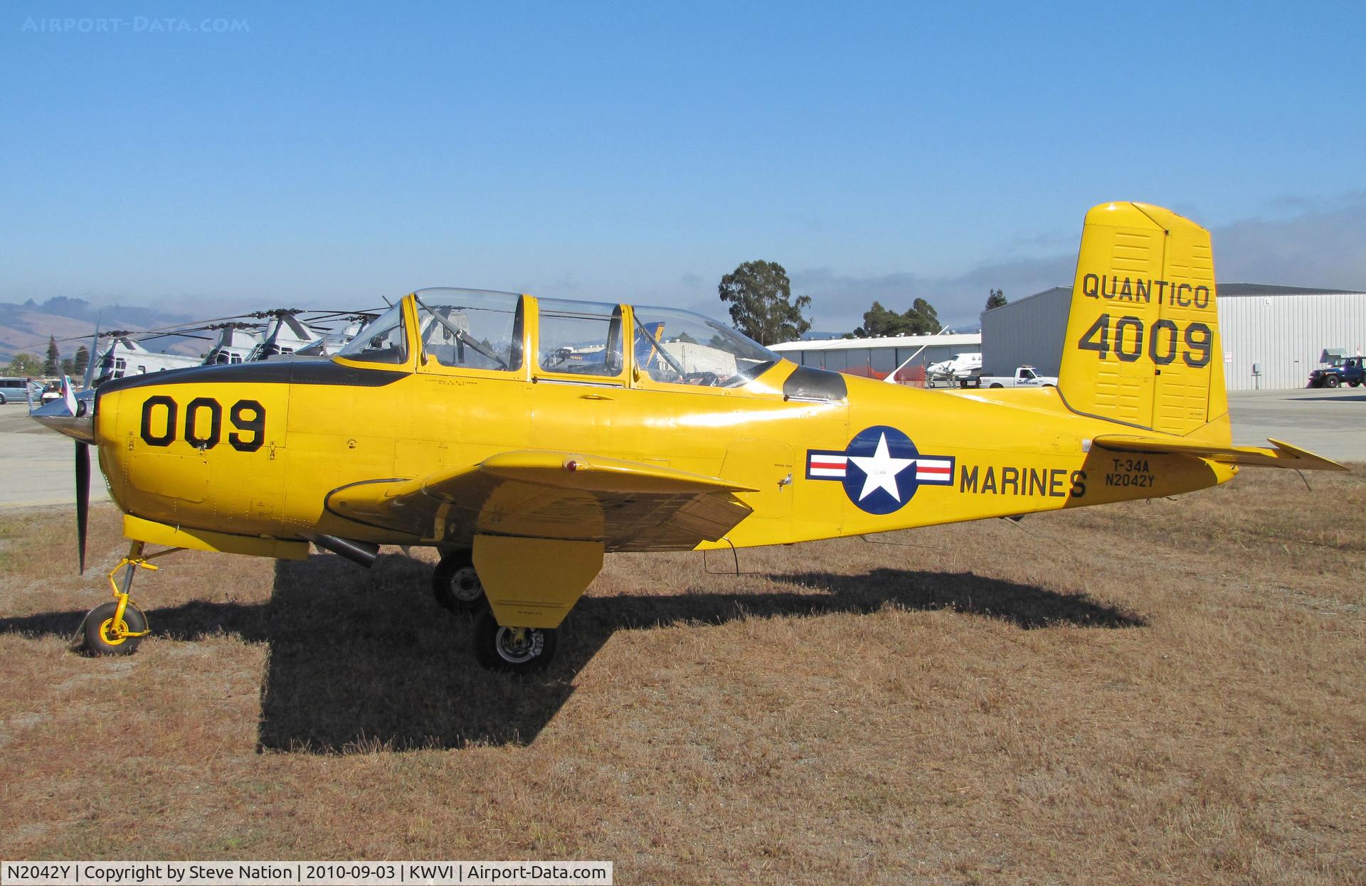 N2042Y, 1955 Beech A45 C/N G-826, 1955 Beech T-34B as MARINES 