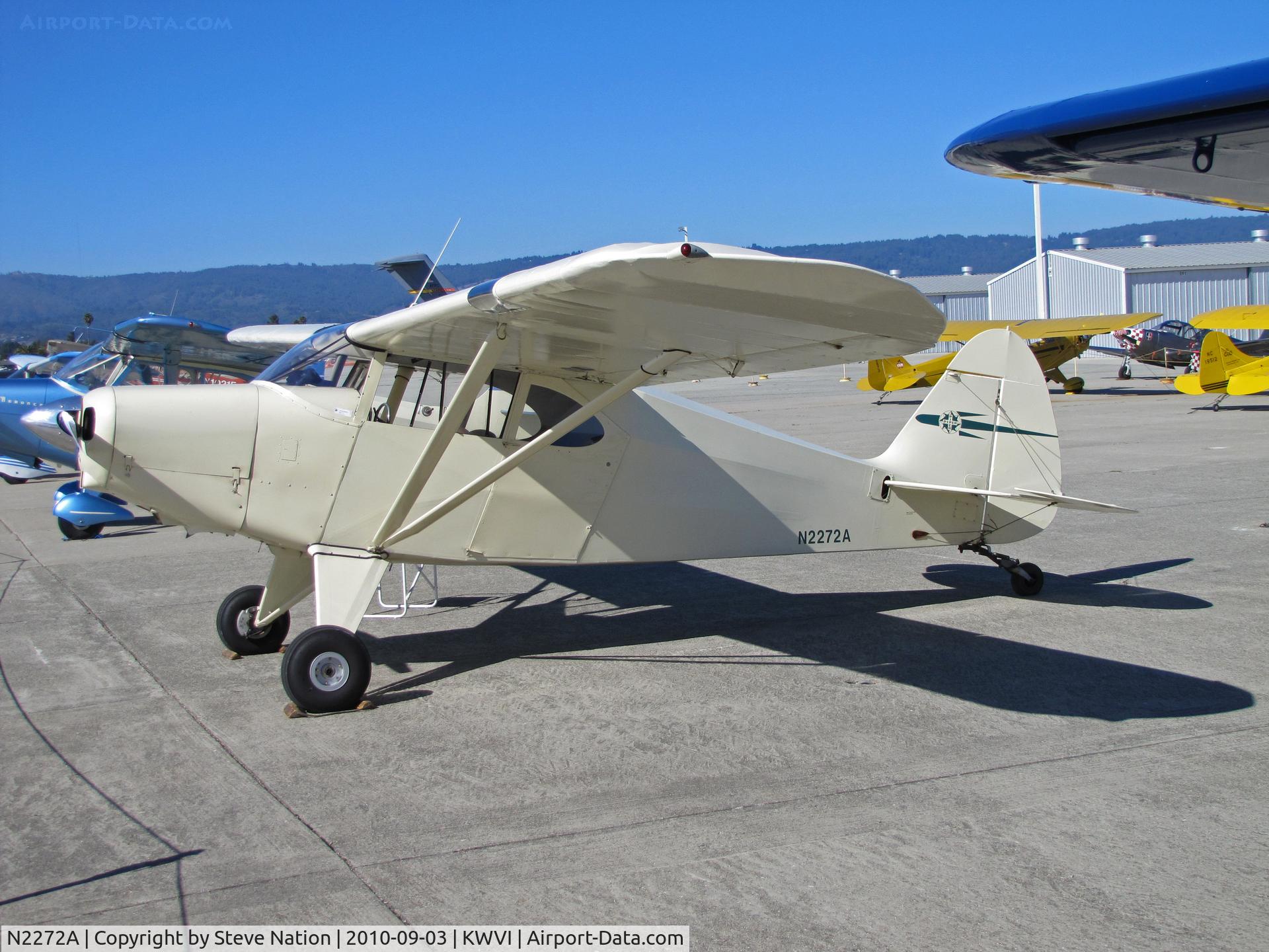 N2272A, 1952 Piper PA-20-135 Pacer C/N 20-911, Livermore, CA-based 1952 Piper PA-20-135 @ 2010 Watsonville Fly-in