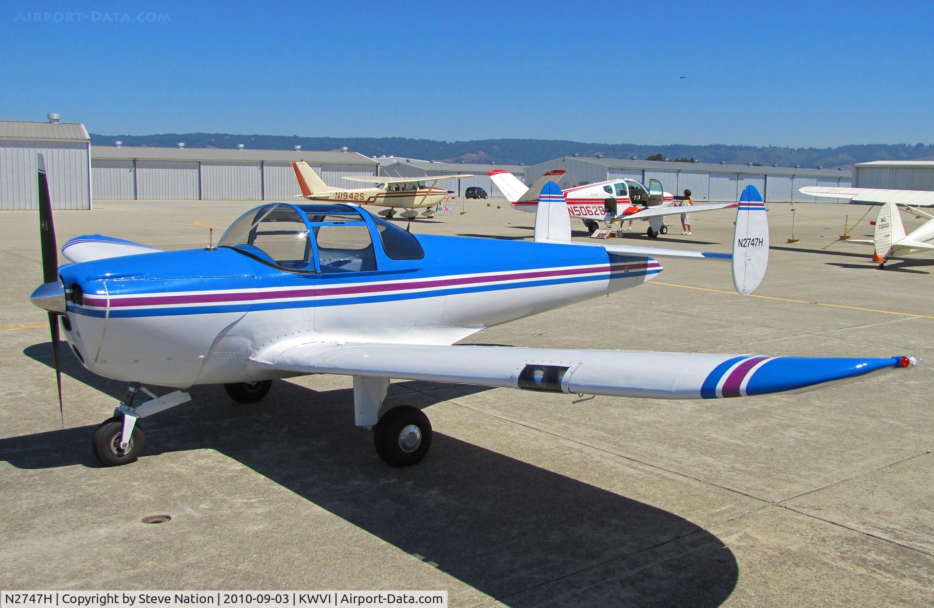 N2747H, 1946 Erco 415C Ercoupe C/N 3372, Merced, CA-based 1946 Ercoupe 415-C @ 2010 Watsonville Fly-in