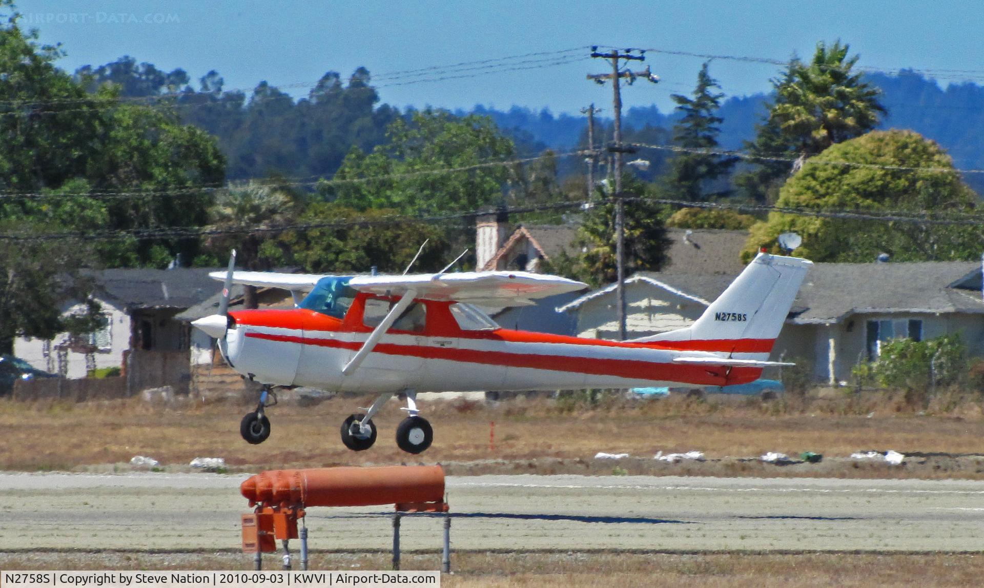 N2758S, 1967 Cessna 150G C/N 15066658, Locally-based 1967 Cessna 150G taking-off @ 2010 Watsonville Fly-in