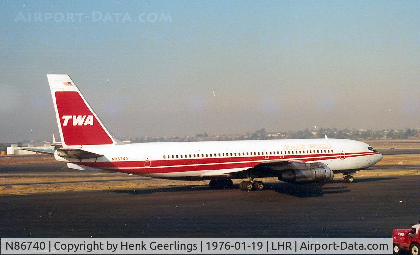 N86740, Boeing 707-131B C/N 20056, TWA , B707