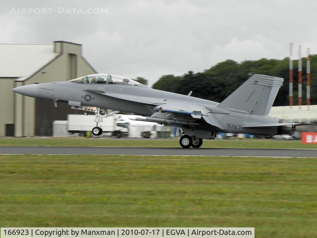 166923, Boeing F/A-18F Super Hornet C/N F231, US Navy F-18 Super Hornet at RIAT 2010