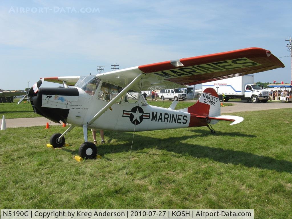 N5190G, 1951 Cessna 305A C/N 22452, 2010 EAA AirVenture