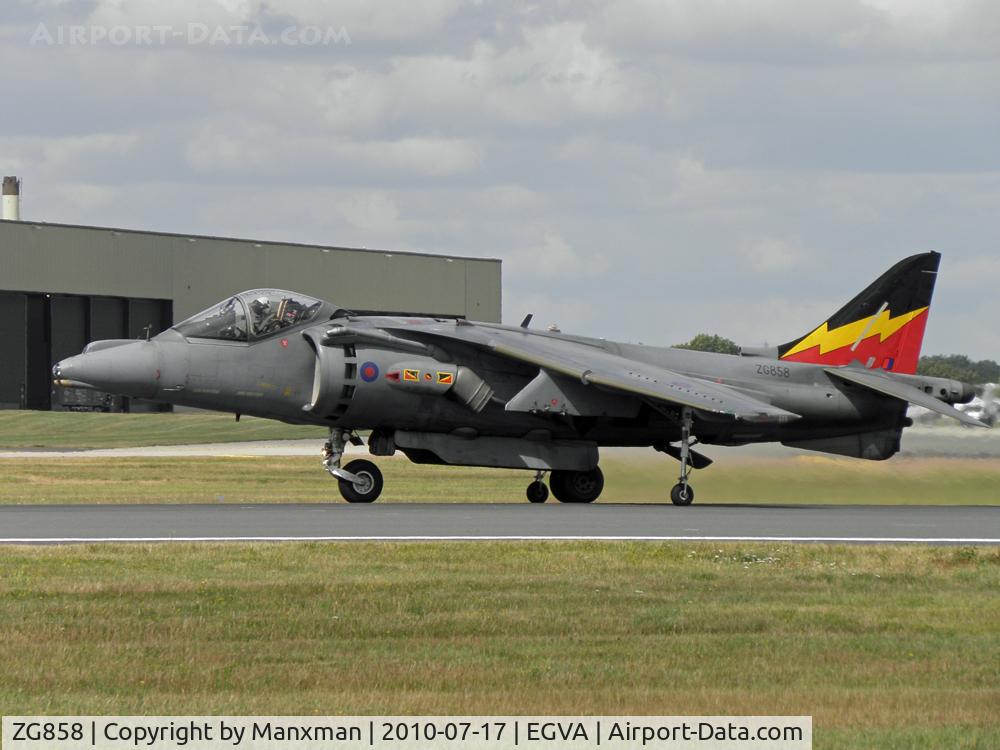 ZG858, 1991 British Aerospace Harrier GR.9 C/N P90, The last RIAT with an RAF Harrier display