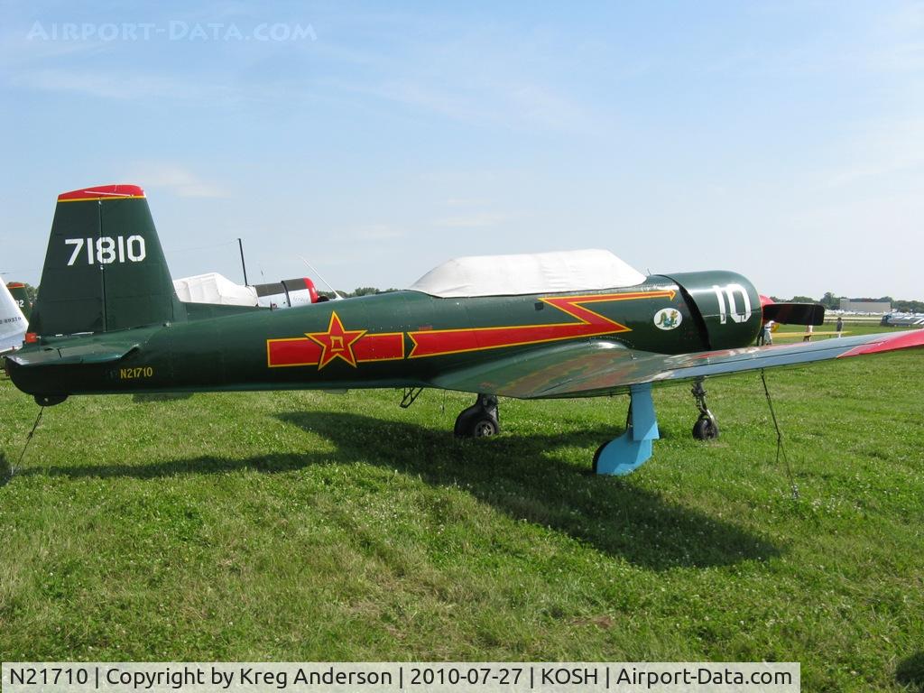 N21710, 1969 Nanchang CJ-6A C/N 2532059, 2010 EAA AirVenture