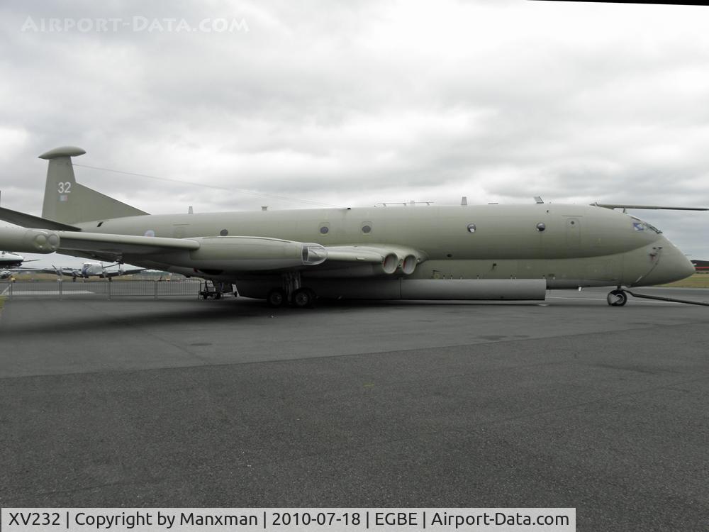 XV232, Hawker Siddeley Nimrod MR.2 C/N 8007, Now with Air Atlantique at Coventry